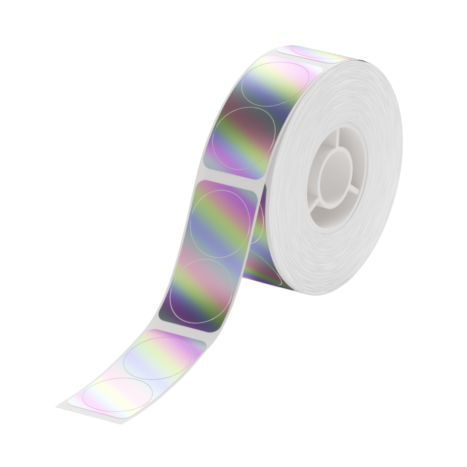 NIIMBOT - B18 / N1 - 14X28MM - 200 SILVER ROUND LASER LABELS