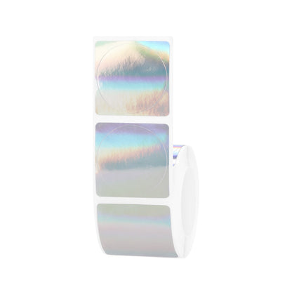 NIIMBOT - M Range - 32x32mm - Silver Laser Holographic Round - 225 Labels