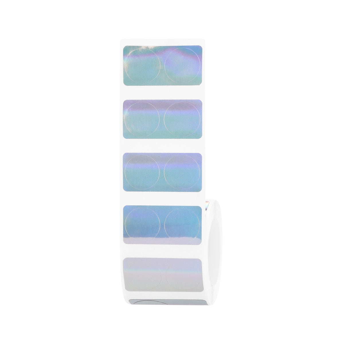 NIIMBOT - M Range - 34x17mm - Silver Laser Holographic Double Row - 345 Labels