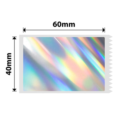 NIIMBOT - M Range - 40x60mm - Silver Holographic Laser - 125 Labels
