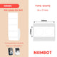 NIIMBOT - M Range - 34x17mm - White Circle - 345 Labels