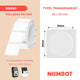 NIIMBOT - M Range - 20x20mm - Transparent Round - 325 Labels