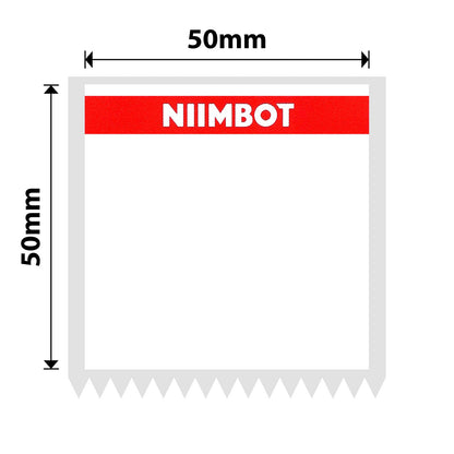 NIIMBOT - K Range - 50x50mm - NIIMBOT Logo - 600 Labels