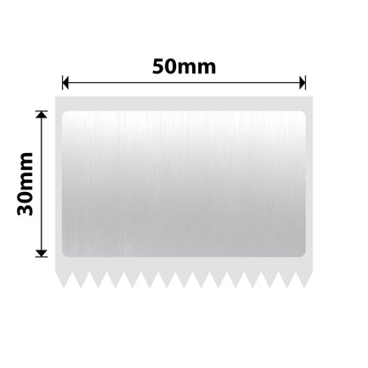 NIIMBOT - M Range - 50x30mm - Brushed 10 Silver - 180 Labels