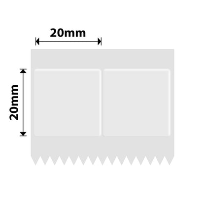 NIIMBOT - B Range - 20x20mm/2L - Transparent - 630 Labels