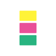 NIIMBOT - B Range - 50x30mm - Neon Colours - 230 Labels