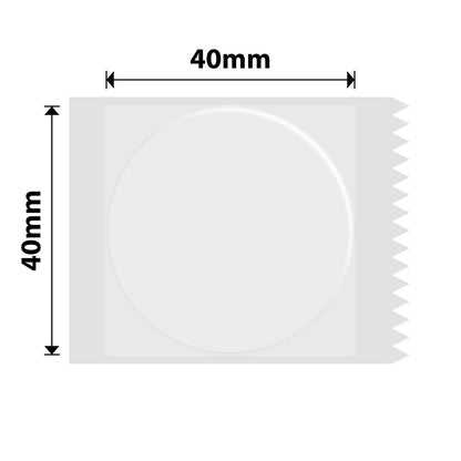 NIIMBOT - B Range - 40x40mm - Transparent - 180 Labels