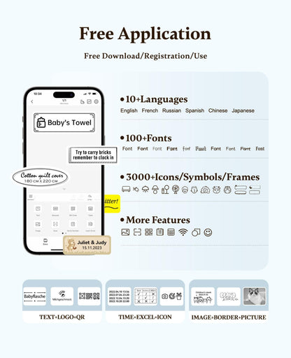 NIIMBOT - D11_H - 300DPI - PORTABLE BLUETOOTH LABEL PRINTER INC FREE LABEL ROLL