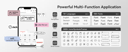 NIIMBOT - D11_H - 300DPI - PORTABLE BLUETOOTH LABEL PRINTER INC FREE LABEL ROLL
