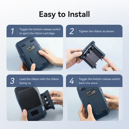 NIIMBOT - M2_H - RIBBON CARTRIDGES - THERMAL TRANSFER - 24 METERS - +- 3 NIIMBOT LABEL ROLLS YIELD