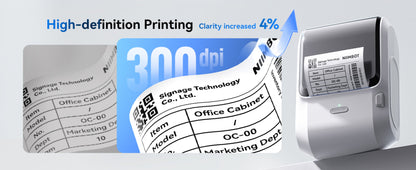 NB610 - NIIMBOT - M3 - PORTABLE BLUETOOTH THERMAL TRANSFER LABEL PRINTER - INCL FREE LABEL ROLL