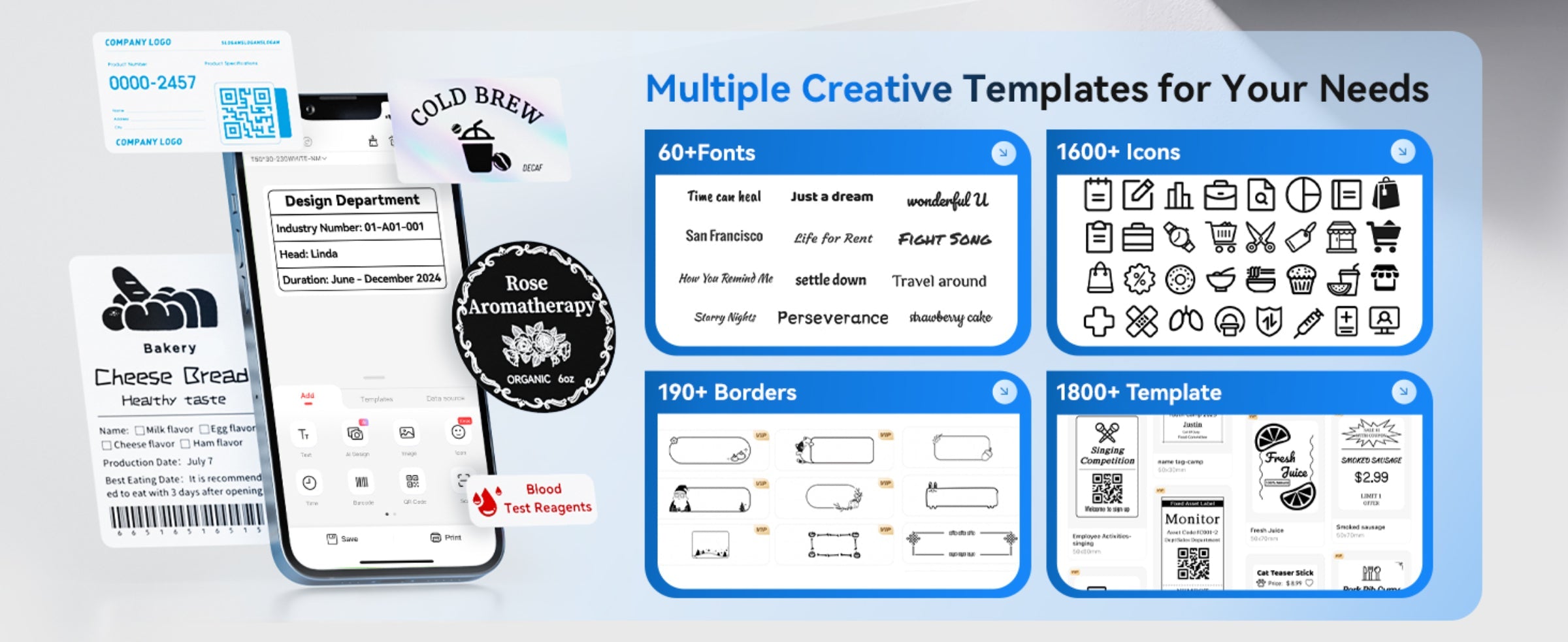 NB610 - NIIMBOT - M3 - PORTABLE BLUETOOTH THERMAL TRANSFER LABEL PRINTER - INCL FREE LABEL ROLL