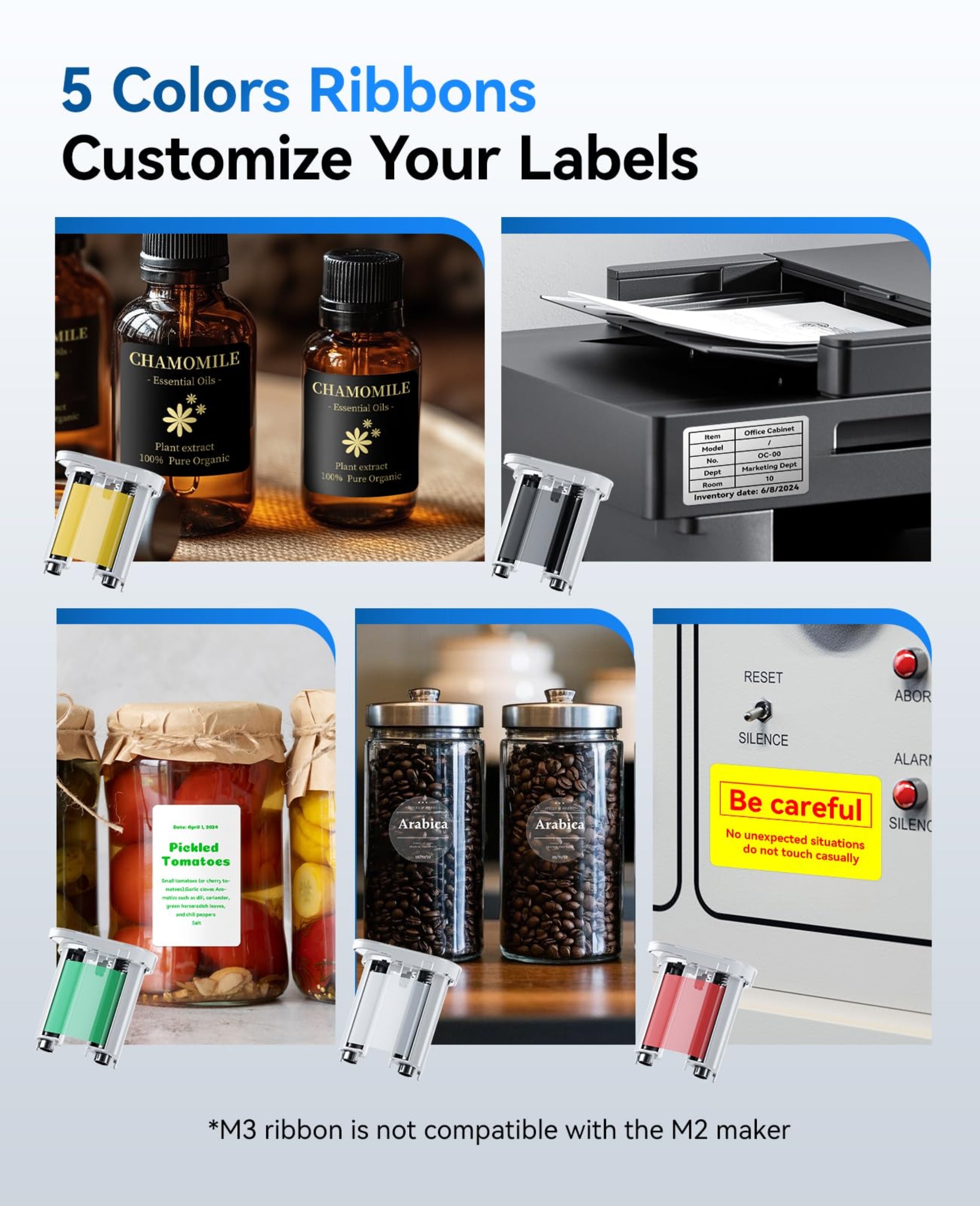 NB610 - NIIMBOT - M3 - PORTABLE BLUETOOTH THERMAL TRANSFER LABEL PRINTER - INCL FREE LABEL ROLL