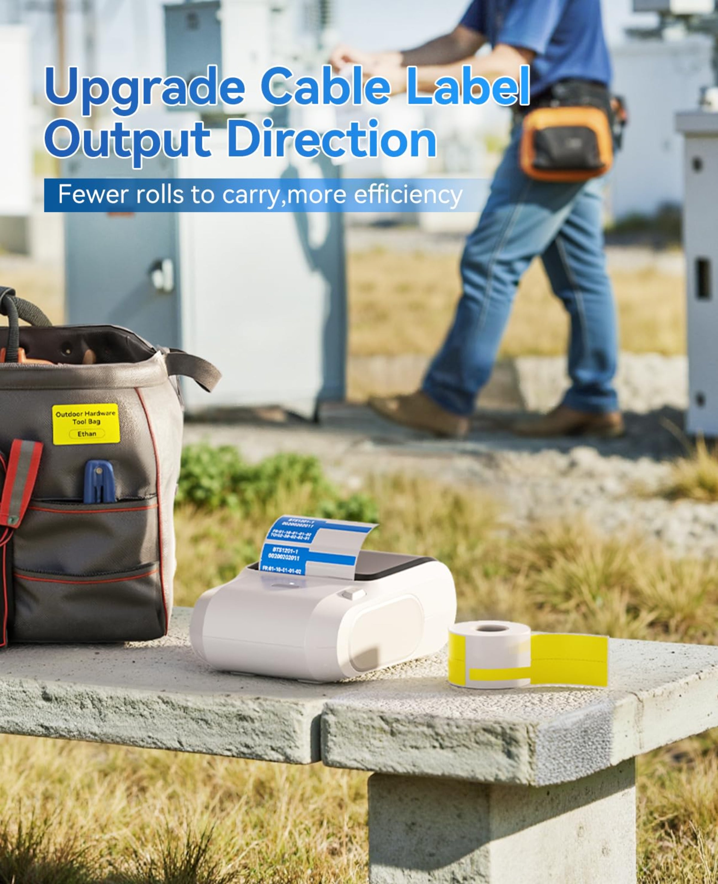 NB610 - NIIMBOT - M3 - PORTABLE BLUETOOTH THERMAL TRANSFER LABEL PRINTER - INCL FREE LABEL ROLL