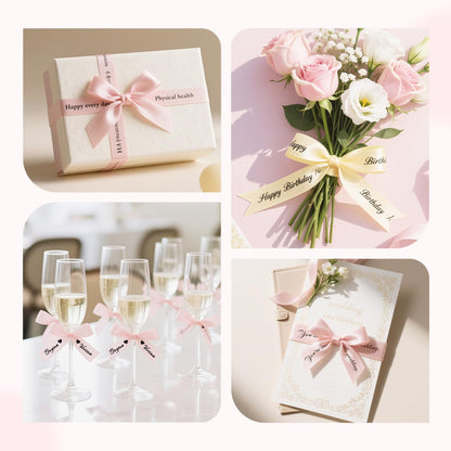 NB624 - NIIMBOT - N1 - BLUETOOTH SATIN RIBBON & LABEL PRINTER KIT INCLUDES BOTH SETS - PINK