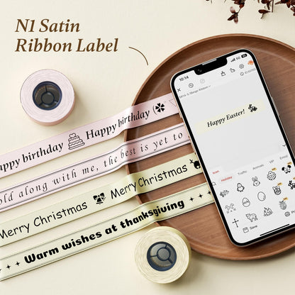 NB613 - NIIMBOT - N1 - SATIN RIBBON SETS - 14MM X 5.1 METERS