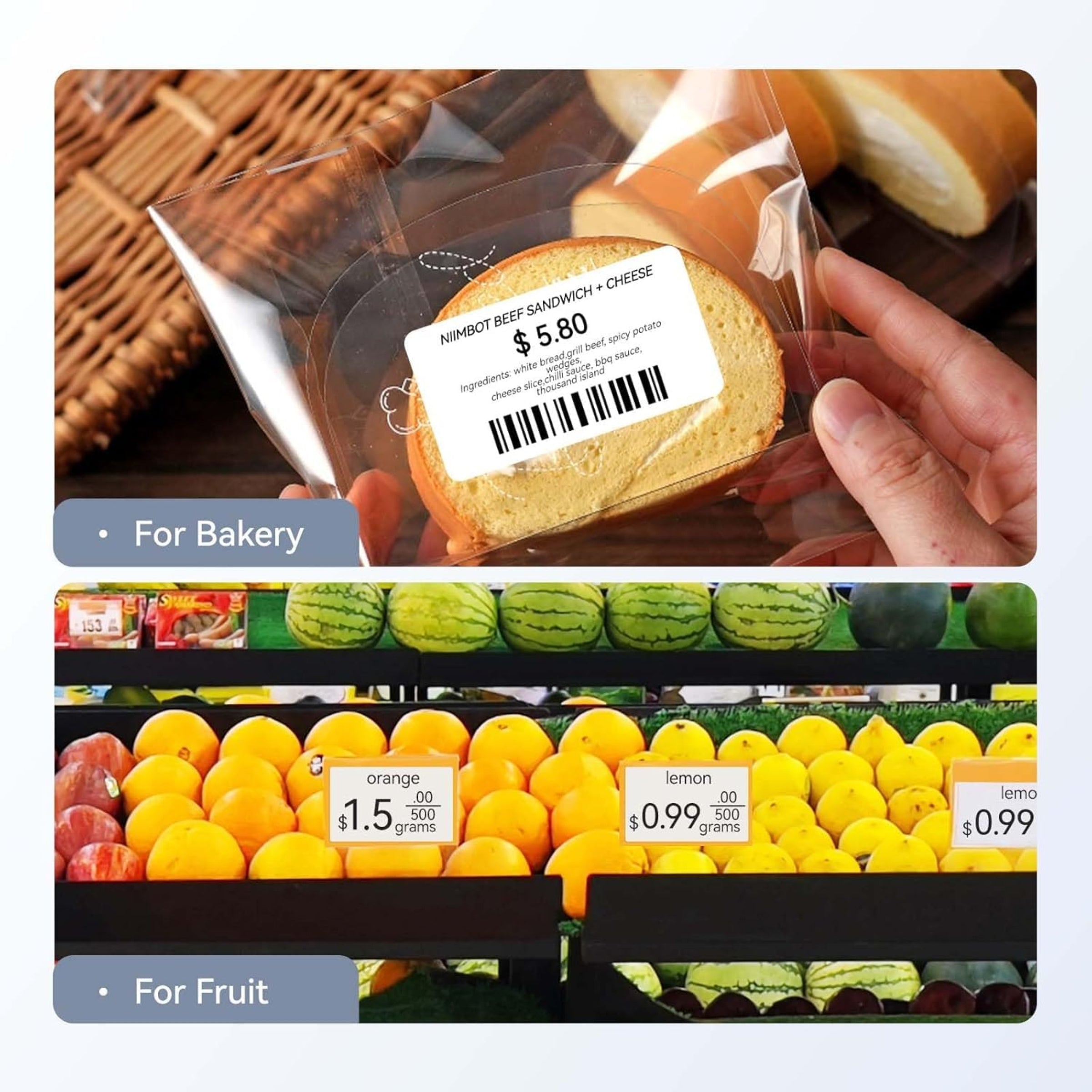 NIIMBOT - K3 - THERMAL BUSINESS BLUETOOTH LABEL PRINTER - INCLUDING 50*30MM LABEL ROLL WITH 900 LABELS