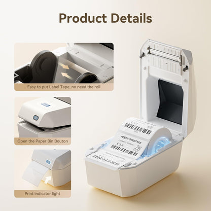 NIIMBOT - K3 - THERMAL BUSINESS BLUETOOTH LABEL PRINTER - INCLUDING 50*30MM LABEL ROLL WITH 900 LABELS
