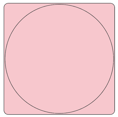 NB515 - NIIMBOT - B1 / B21 / B3S / B4 - 50X50MM - 150 PINK ROUND LABELS