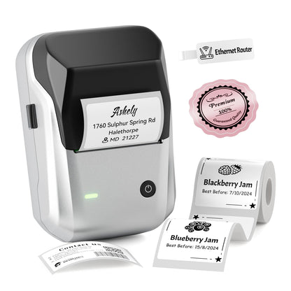 NB493 - NIIMBOT - B1 - PORTABLE THERMAL LABEL BLUETOOTH PRINTER INCLUDING FREE LABEL (50*30MM - WHITE)