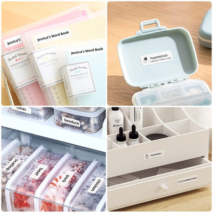 NIIMBOT - D110_M - PORTABLE BLUETOOTH LABEL PRINTER INCLUDING FREE LABEL ROLL (12*40MM - WHITE)